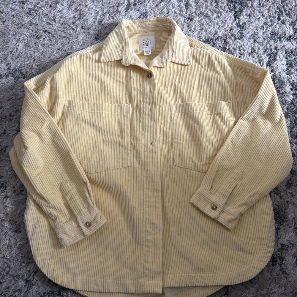 Billabong Cream Corduroy Overshirt men’s medium